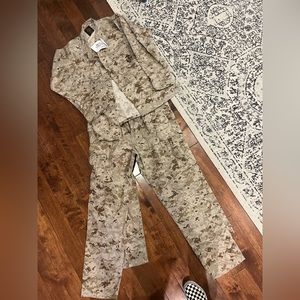 Marine Corps desert Cammies, one top and two bottoms
